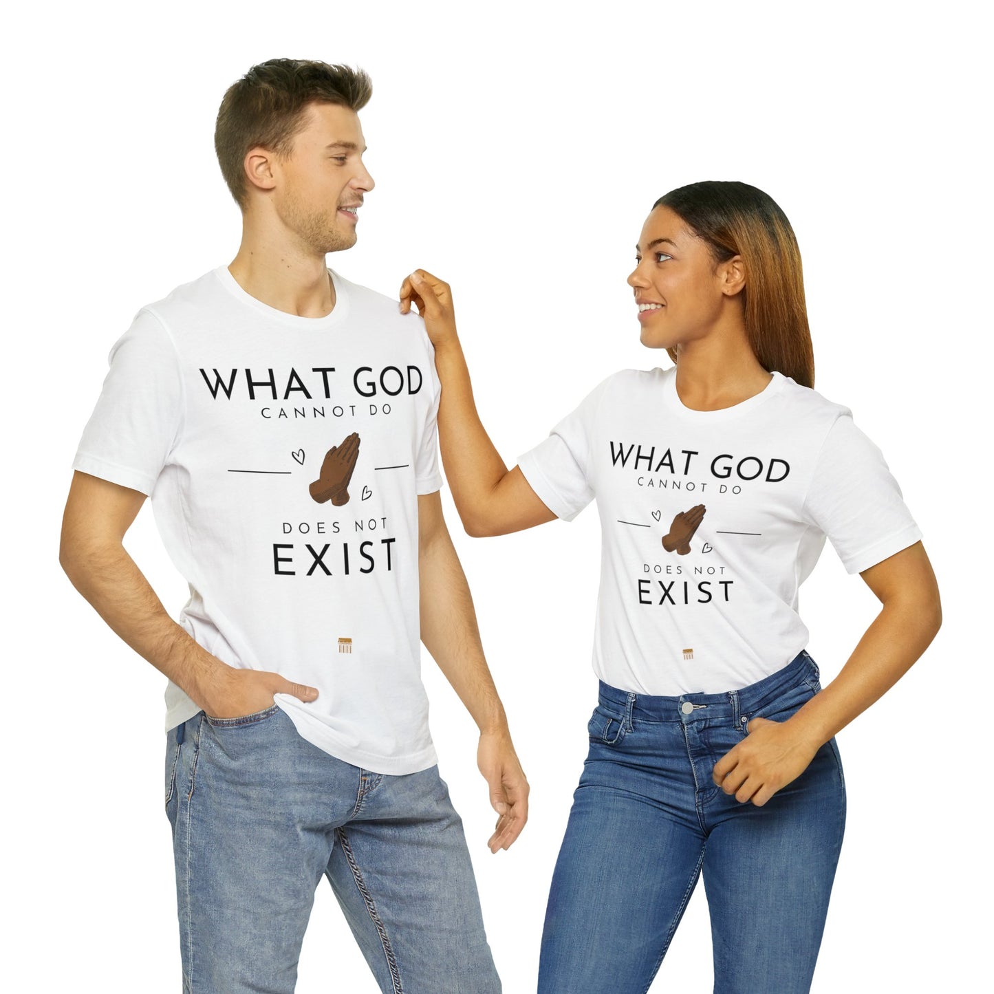 WhatGodCannotDo - Fitted Tee (Express Delivery Available)