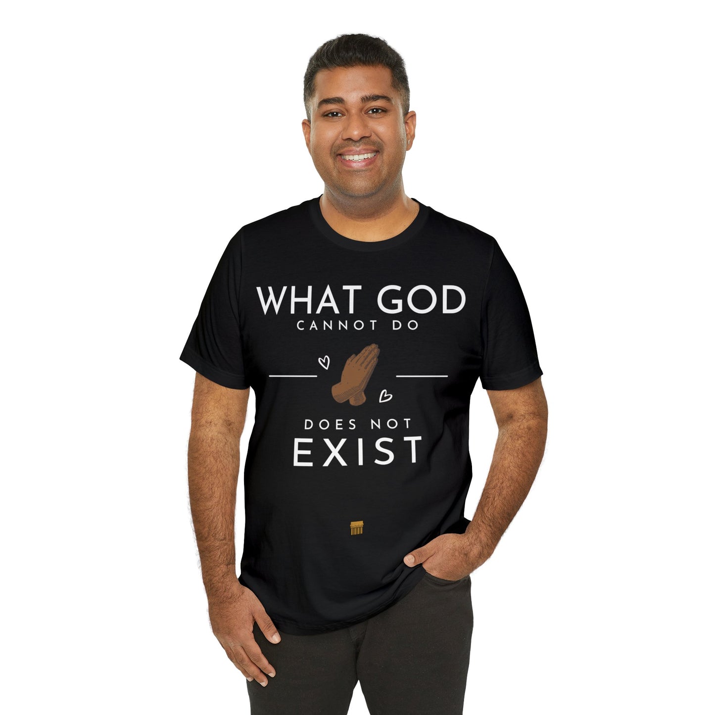 WhatGodCannotDo - Fitted Tee (Express Delivery Available)